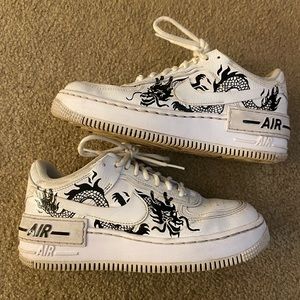 Custom Nike AF1 Platform - Size 8